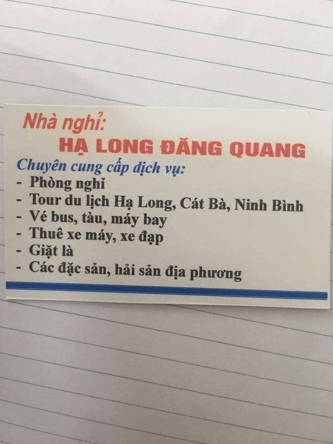 Dang Quang Guesthouse Ha Long Bagian luar foto